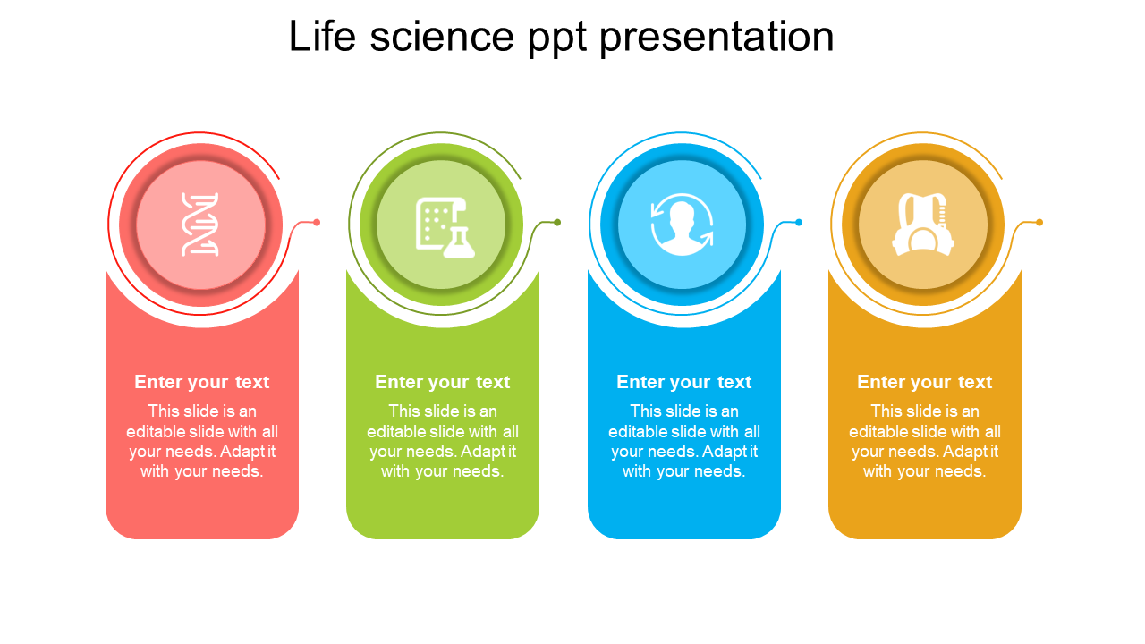 Free - Attractive Life Science PPT Presentation Template Design